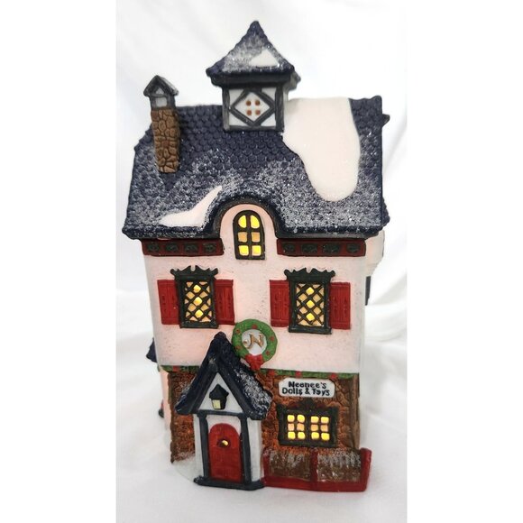 Dept 56 NEENEE'S DOLLS & TOYS North Pole Christmas Village building store 6520-0 - Picture 2 of 7